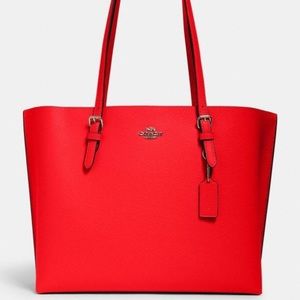 Coach Mollie Tote - Miami Red - HTF